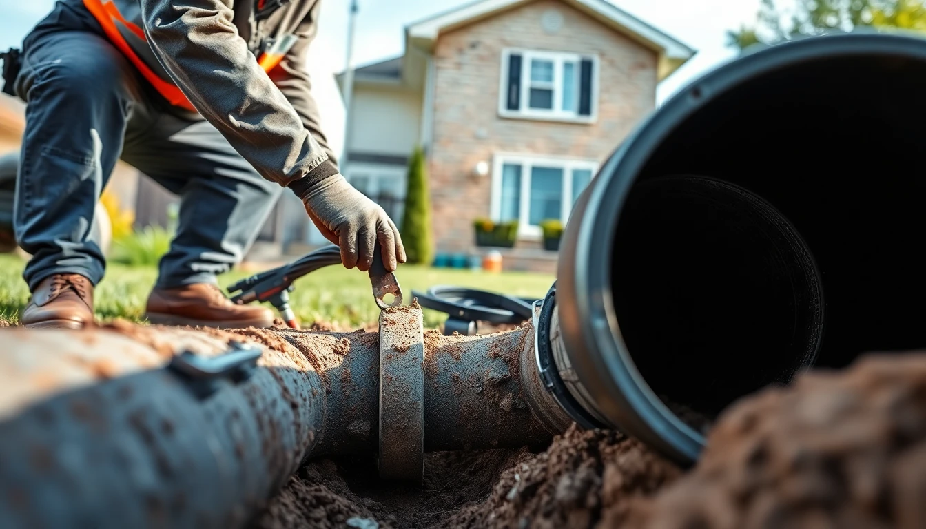 Sewer line repair